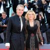 Jeremy Irons et sa femme Sinéad Cusack - Première de "La La Land" et cérémonie d'ouverture du 73ème festival du film de Venise (Mostra) le 31 août 2016.