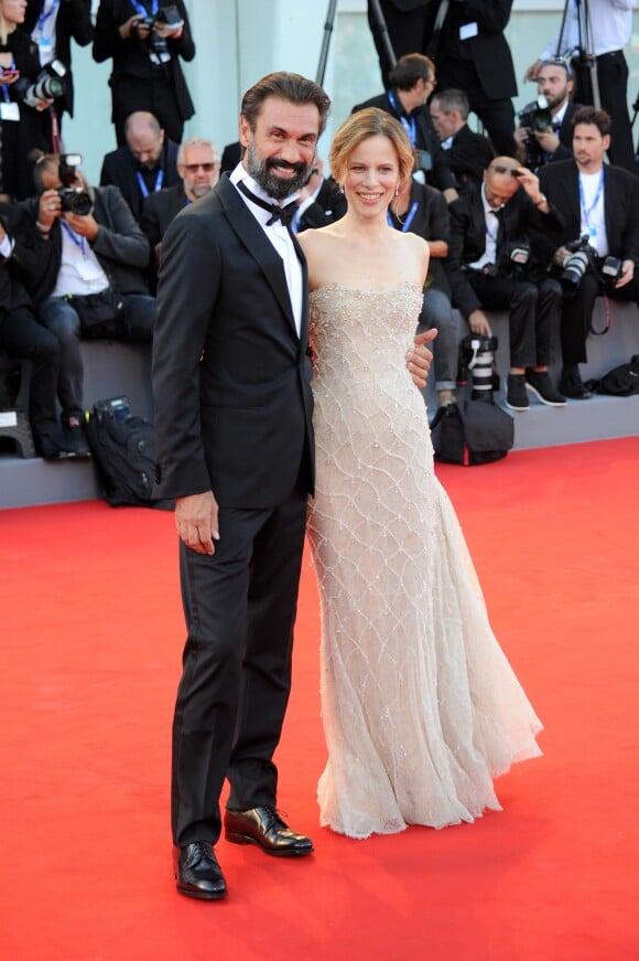 Sonia Bergamasco et son mari Fabrizio Gifuni - Première de "La La Land" et cérémonie d'ouverture du 73ème festival du film de Venise (Mostra) le 31 août 2016.