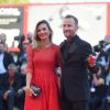 Francesco Facchinetti and Wilma Helena Faissol à la première de "La La Land" à la cérémonie d'ouverture du 73ème Festival du Film de Venise. Italie, le 31 août 2016.