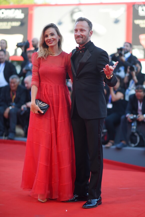 Francesco Facchinetti and Wilma Helena Faissol à la première de "La La Land" à la cérémonie d'ouverture du 73ème Festival du Film de Venise. Italie, le 31 août 2016.