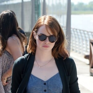 Exclusif - Emma Stone se balade à Venise en marge du 73ème festival du film (Mostra) le 1er septembre 2016.