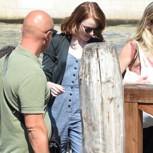 Exclusif - Emma Stone se balade à Venise en marge du 73ème festival du film (Mostra) le 1er septembre 2016.