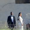 Exclusif - Kim Kardashian et Kanye West se marient au Fort Belvedere à Florence en Italie le 24 mai 2014.