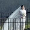 Exclusif - Kim Kardashian lors de son mariage avec Kanye West au Fort Belvedere à Florence en Italie le 24 mai 2014.