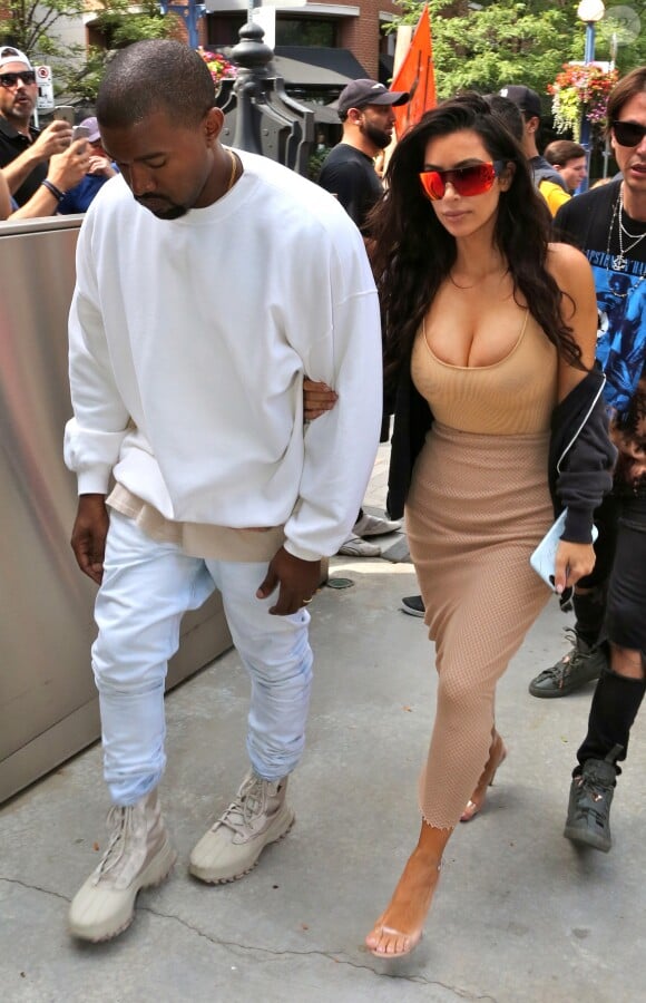 Kim Kardashian fait du shopping à Toronto, Canada, le 31 août 2016