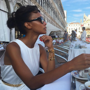 Sonia Rolland à Venise avec son amoureux Jalil Lespert. Photo publiée sur Instagram, le 3 septembre 2016