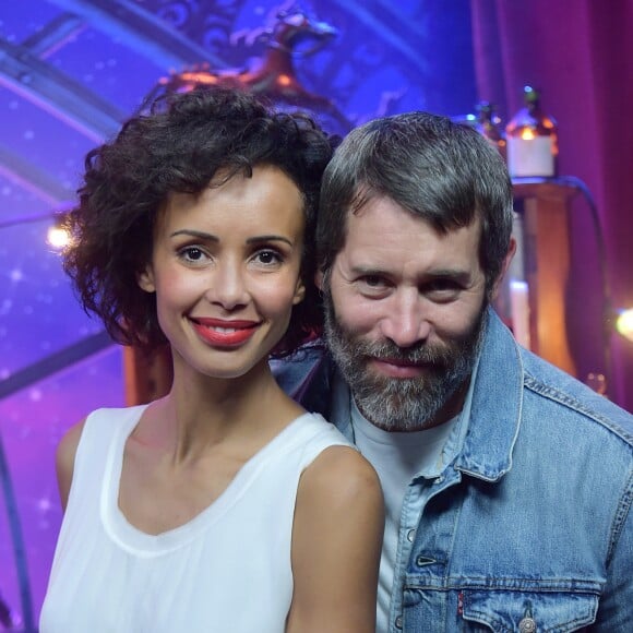 Sonia Rolland et son compagnon Jalil Lespert au lancement du nouveau spectacle "Mickey et le magicien" au Parc Disneyland Paris. Le 2 juillet 2016 © Giancarlo Gorassini / Bestimage