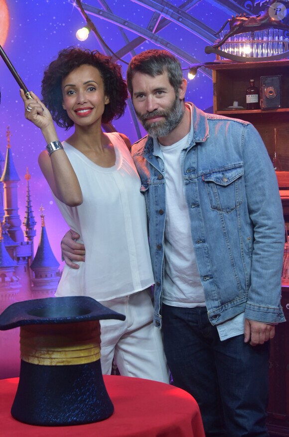 Sonia Rolland et son compagnon Jalil Lespert au lancement du nouveau spectacle "Mickey et le magicien" au Parc Disneyland Paris. Le 2 juillet 2016 © Giancarlo Gorassini / Bestimage