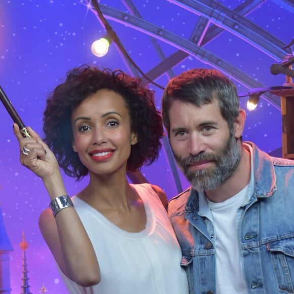 Sonia Rolland et son compagnon Jalil Lespert au lancement du nouveau spectacle "Mickey et le magicien" au Parc Disneyland Paris. Le 2 juillet 2016 © Giancarlo Gorassini / Bestimage