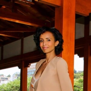 Rendez-vous avec Sonia Rolland dans le Jardin Japonais de Monaco lors du 56ème Festival de télévision de Monte-Carlo, le 13 juin 2016. © Pool Festival TV Monaco/Bestimage