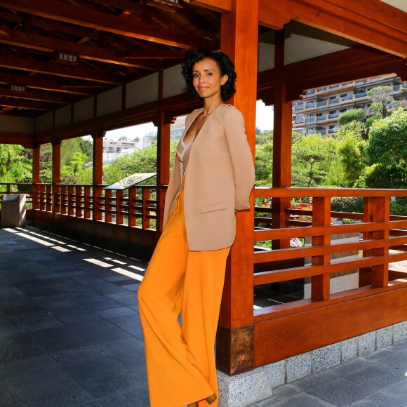 Rendez-vous avec Sonia Rolland dans le Jardin Japonais de Monaco lors du 56ème Festival de télévision de Monte-Carlo, le 13 juin 2016. © Pool Festival TV Monaco/Bestimage