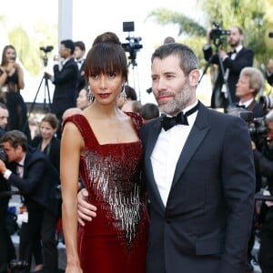 Sonia Rolland (robe Georges Chakra, bijoux Boucheron et Louboutin) et son compagnon Jalil Lespert lors de la Montée des marches du film "Loving" lors du 69ème Festival International du Film de Cannes. Le 16 mai 2016. © Borde-Jacovides-Moreau/Bestimage