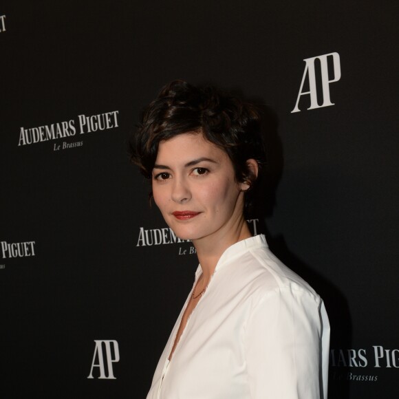 Exclusif - Audrey Tautou - La maison Audemars Piguet a célébré le lancement de la nouvelle Millenary Femme au Carreau du Temple à Paris le 6 juillet 2015 .