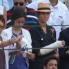 L'infante Elena d'Espagne, le bras dans le plâtre suite à une chute de cheval, a assisté avec sa fille Victoria le 4 septembre 2016 aux arènes de Valladolid à une corrida dédiée à la mémoire du matador Victor Barrio, mort dans l'arène à Teruel le 9 juillet.