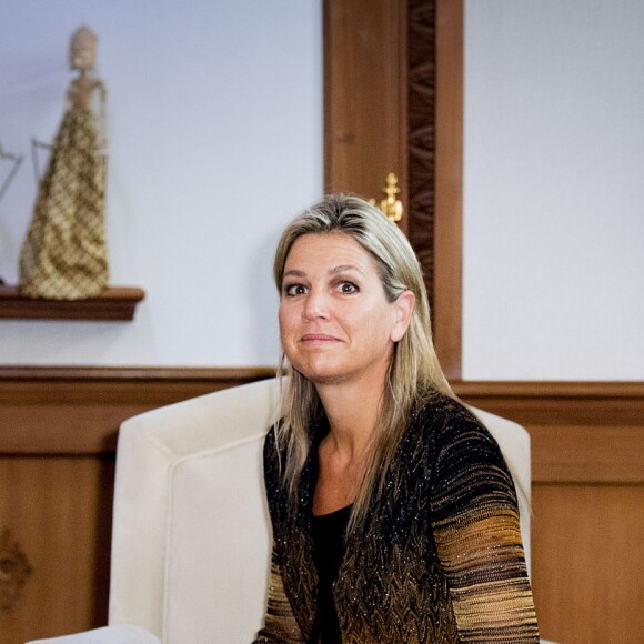 La reine Maxima des Pays-Bas en visite à Jakarta en République d'Indonésie le 30 aout 2016.30/08/2016 - Jakarta