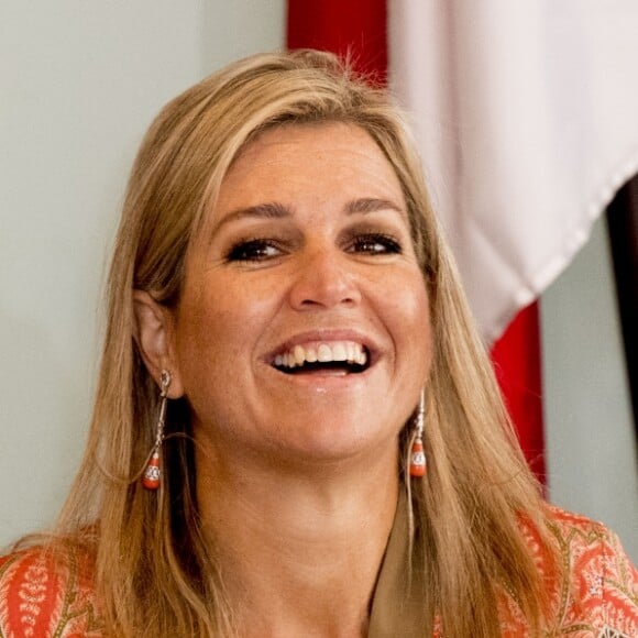 La reine Maxima des Pays-Bas en visite à Jakarta en République d'Indonésie le 30 aout 2016.30/08/2016 - Jakarta