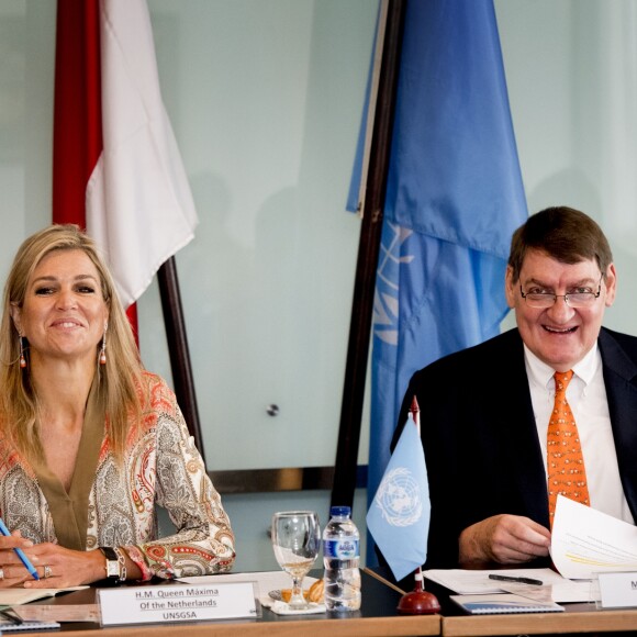 La reine Maxima des Pays-Bas en visite à Jakarta en République d'Indonésie le 30 aout 2016.30/08/2016 - Jakarta