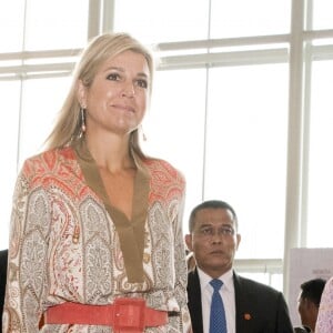 La reine Maxima des Pays-Bas est en visite en Indonésie en tant qu'ambassadeur des Nations-unis pour le développement à Jakarta le 30 août 2016. 30/08/2016 - Jakarta