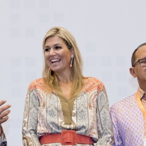 La reine Maxima des Pays-Bas est en visite en Indonésie en tant qu'ambassadeur des Nations-unis pour le développement à Jakarta le 30 août 2016. 30/08/2016 - Jakarta