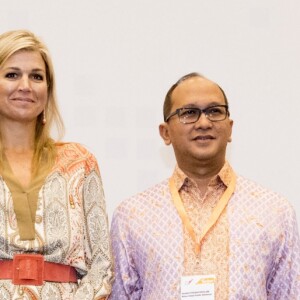 La reine Maxima des Pays-Bas est en visite en Indonésie en tant qu'ambassadeur des Nations-unis pour le développement à Jakarta le 30 août 2016. 30/08/2016 - Jakarta