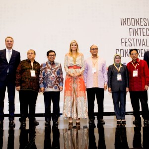 La reine Maxima des Pays-Bas est en visite en Indonésie en tant qu'ambassadeur des Nations-unis pour le développement à Jakarta le 30 août 2016. 30/08/2016 - Jakarta