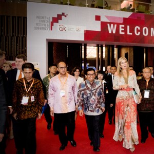 La reine Maxima des Pays-Bas est en visite en Indonésie en tant qu'ambassadeur des Nations-unis pour le développement à Jakarta le 30 août 2016. 30/08/2016 - Jakarta