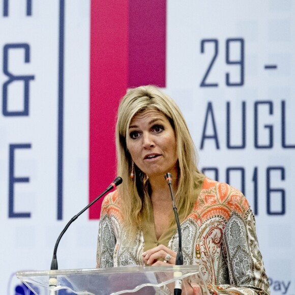 La reine Maxima des Pays-Bas est en visite en Indonésie en tant qu'ambassadeur des Nations-unis pour le développement à Jakarta le 30 août 2016. 30/08/2016 - Jakarta
