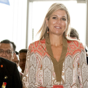 La reine Maxima des Pays-Bas est en visite en Indonésie en tant qu'ambassadeur des Nations-unis pour le développement à Jakarta le 30 août 2016. 30/08/2016 - Jakarta