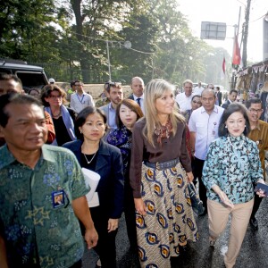 La reine Maxima des Pays-Bas est en visite en Indonésie en tant qu'ambassadeur des Nations-unis pour le développement le 31 aout 2016.31/08/2016 - Jakarta
