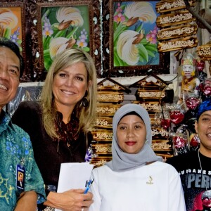 La reine Maxima des Pays-Bas est en visite en Indonésie en tant qu'ambassadeur des Nations-unis pour le développement le 31 aout 2016.31/08/2016 - Jakarta