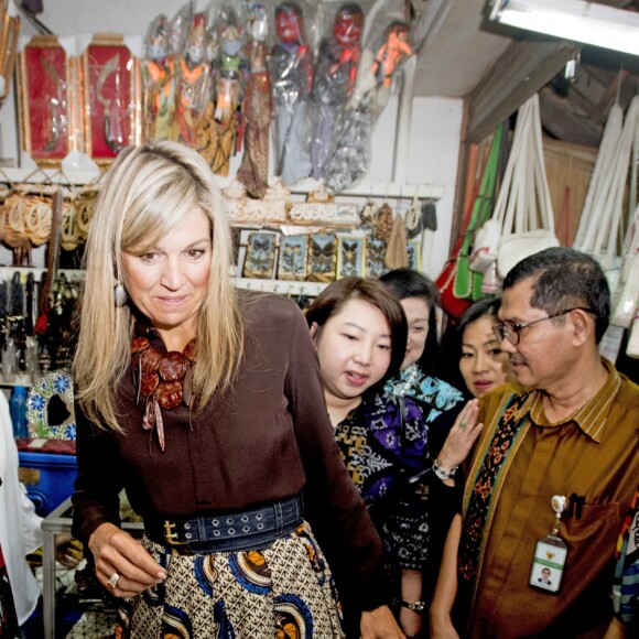 La reine Maxima des Pays-Bas est en visite en Indonésie en tant qu'ambassadeur des Nations-unis pour le développement le 31 aout 2016.31/08/2016 - Jakarta