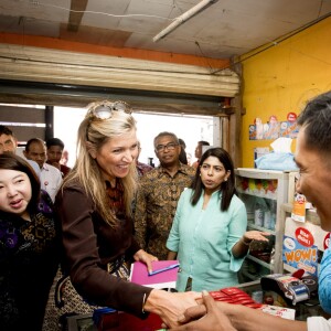 La reine Maxima des Pays-Bas est en visite en Indonésie en tant qu'ambassadeur des Nations-unis pour le développement le 31 aout 2016.31/08/2016 - Jakarta