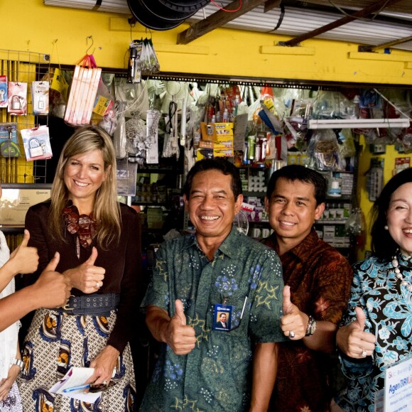 La reine Maxima des Pays-Bas est en visite en Indonésie en tant qu'ambassadeur des Nations-unis pour le développement le 31 aout 2016.31/08/2016 - Jakarta