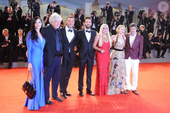 Christa Campbell, Avi Lerner, Liev Schreiber, Andrea Iervolino, Monika Bacardi, Naomi Watts, Philippe Falardeau lors de la première du film ''The Bleeder'' lors du 73ème Festival du Film de Venise, la Mostra, le 2 septembre 2016.