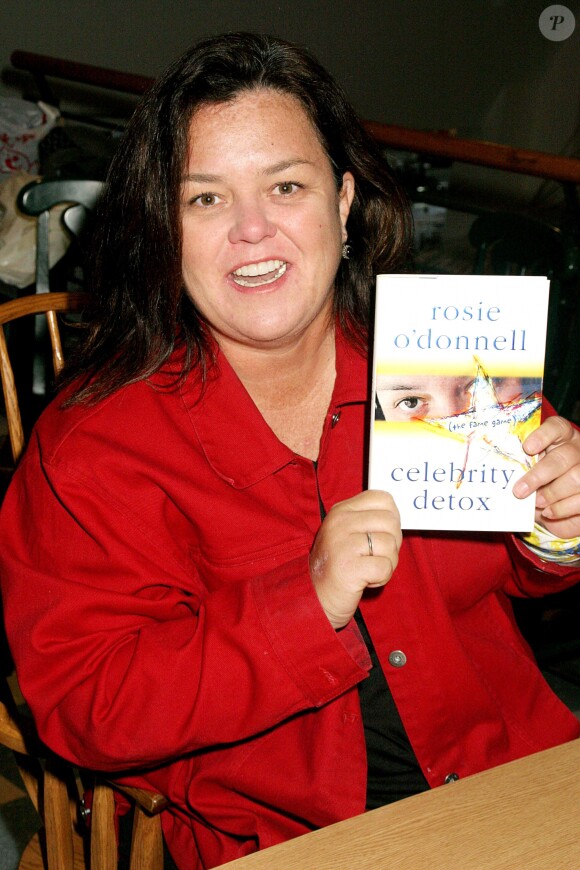 Rosie O'Donnell lors d'une séance de dédicade de son livre, le 26 octobre 2007 à New York