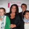 Rosie O'Donnell et son fils Parker, 14 ans, sa fille Chelsea,  12 ans et leur amie Sophie à la soirée de lancement 'Love, Loss and What I Wore' à New York, le 16 décembre 2015