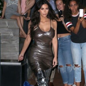 Kim Kardashian à la sortie de son appartement à New York, le 6 septembre 2016