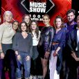 Exclusif - Céline Dion et l'équipe de chez Sony lors de l'enregistrement de l'émission "M6 Music Show - 100% Tubes 2016" à Paris. Le 15 juin 2016. © Dominique Jacovides / Bestimage