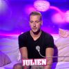 Julien au confessionnal - "Secret Story 10", sur NT1. Le 7 septembre 2016.