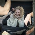 Uma Thurman pose pour le Calendrier Pirelli 2017 et le photographe Peter Lindbergh.