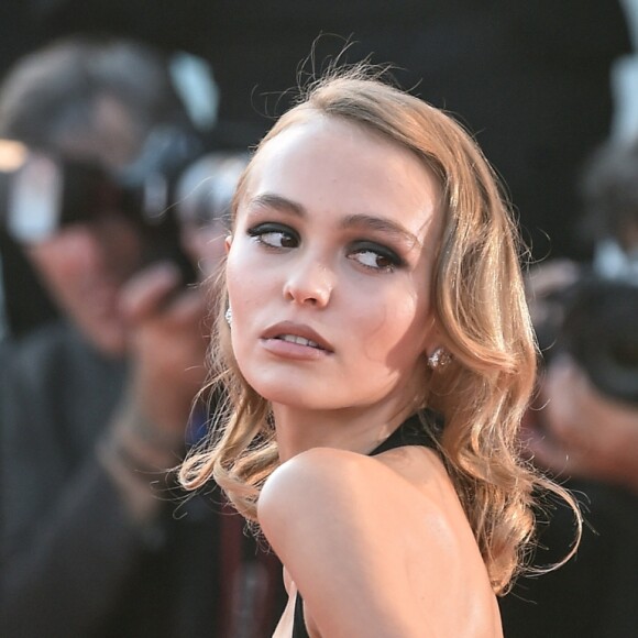 Lily Rose Depp à la première de "Planetarium" lors du 73ème Festival du Film de Venise, le 8 septembre 2016.