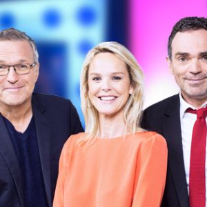 Laurent Ruquier, Vanessa Burgraff et Yann Moix dans la nouvelle saison de l'émission On n'est pas couché