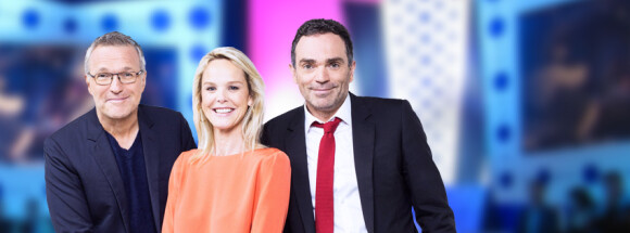 Laurent Ruquier, Vanessa Burgraff et Yann Moix dans la nouvelle saison de l'émission On n'est pas couché