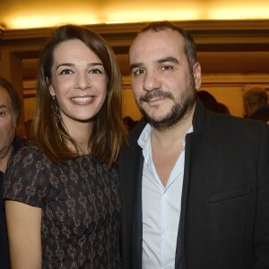 Exclusif - Ornella Fleury et François-Xavier Demaison - Générale de la pièce "Tout à Refaire" au théâtre de la Madeleine à Paris, le 8 février 2016. © Guirec Coadic/Bestimage