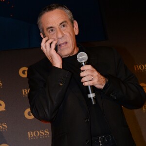 Exclusif - Thierry Ardisson - Intérieur - Cérémonie des "GQ 2015, Les Hommes de l'Année" au Shangri-La Hotel à Paris, le 25 janvier 2016. © Rachid Bellak/Bestimage