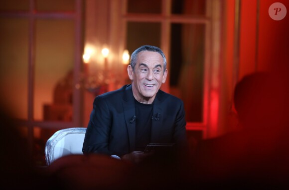 Exclusif - Enregistrement de l'émission "Salut les Terriens" de Thierry Ardisson avec Marc-Olivier Fogiel. Le 5 février 2015