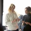 Victoria Beckham travaillant sur sa collection make-up aux côtés des équipes d'Estée Lauder