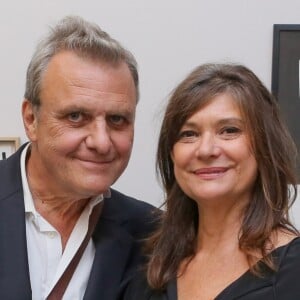 Exclusif - Jean-Charles de Castelbajac, Anne-Dominique Toussaint - Vernissage de l'exposition "One bedroom Hotel on the Moon" de Charlotte Le Bon à la galerie Cinéma à Paris le 8 septembre 2016. © CVS/bestimage