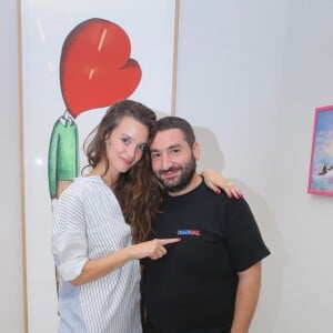 Exclusif - Charlotte Le Bon, Mouloud Achour - Vernissage de l'exposition "One bedroom Hotel on the Moon" de Charlotte Le Bon à la galerie Cinéma à Paris le 8 septembre 2016. © CVS/bestimage