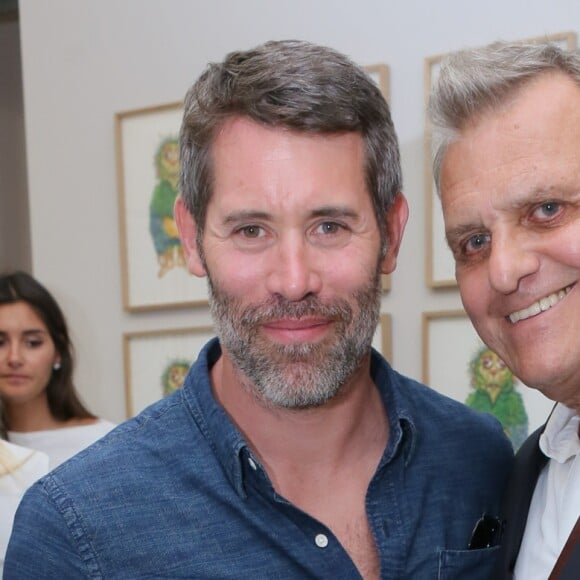 Exclusif - Jalil Lespert, Jean-Charles de Castelbajac - Vernissage de l'exposition "One bedroom Hotel on the Moon" de Charlotte Le Bon à la galerie Cinéma à Paris le 8 septembre 2016. © CVS/bestimage